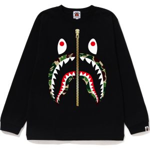 ABC CAMO SHARK L/S TEE JR KIDS