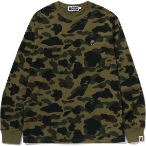 1ST CAMO ONE POINT LS TEE MENS