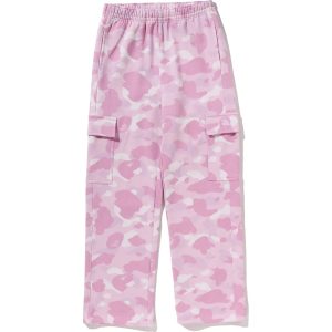 COLOR CAMO STRAIGHT SWEAT PANTS LADIES