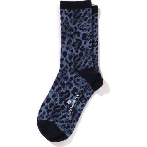 WILD LEOPARD PATTERN SOCKS MENS